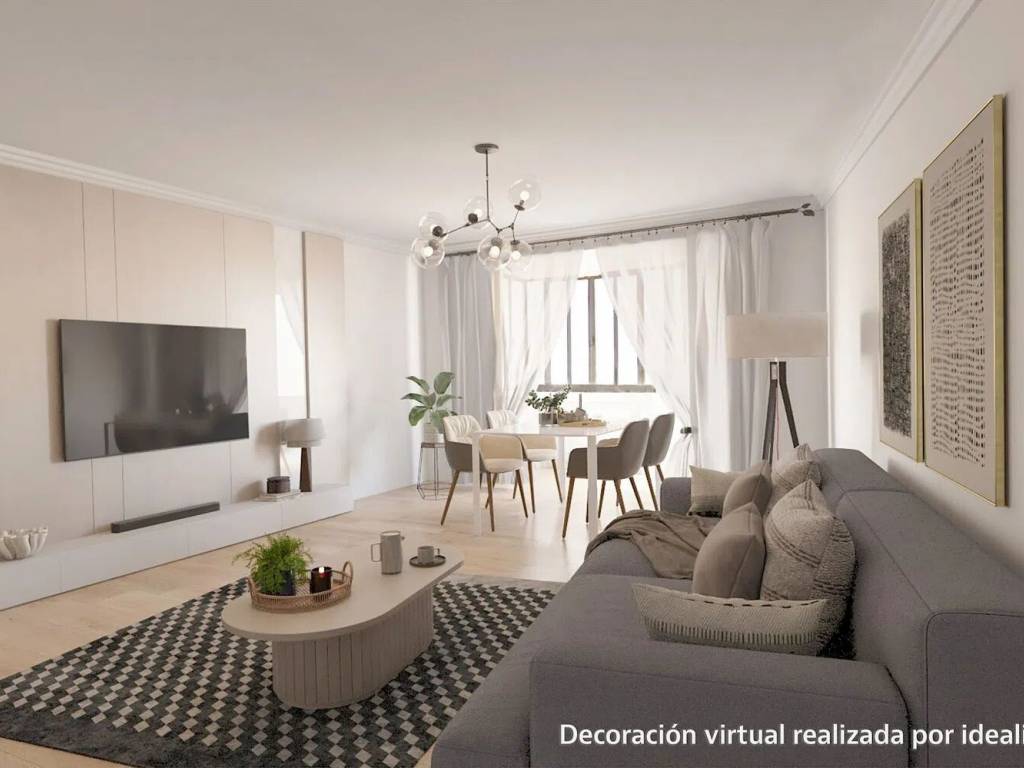 Salón-comedor (simulación)