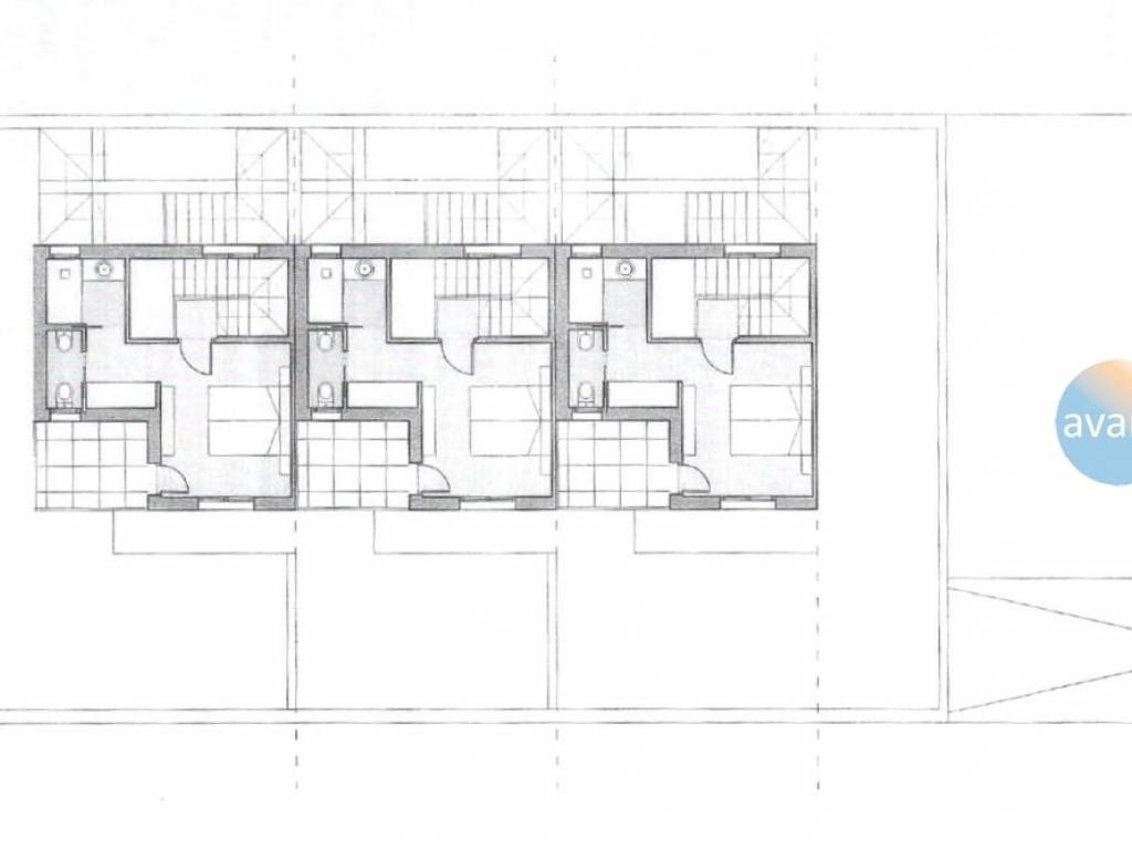 PLANTA SEGUNDA 3 VIVIENDAS UNIFAMILIARES