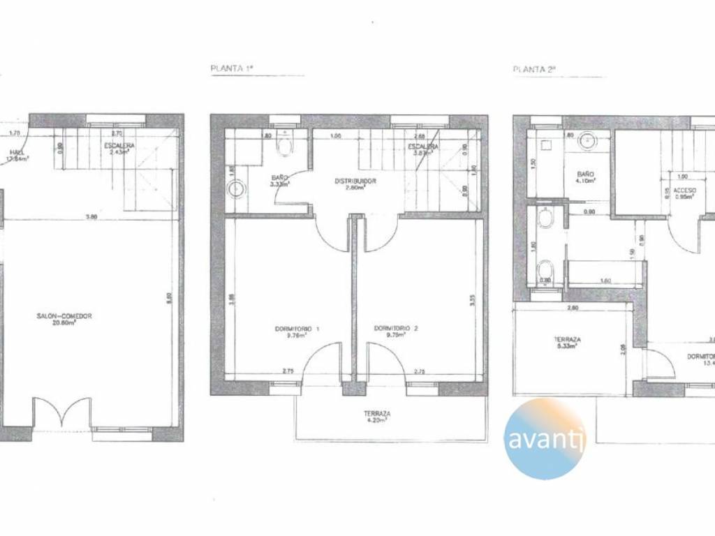 VIVIENDA TIPO COTAS Y SUPERFICIES