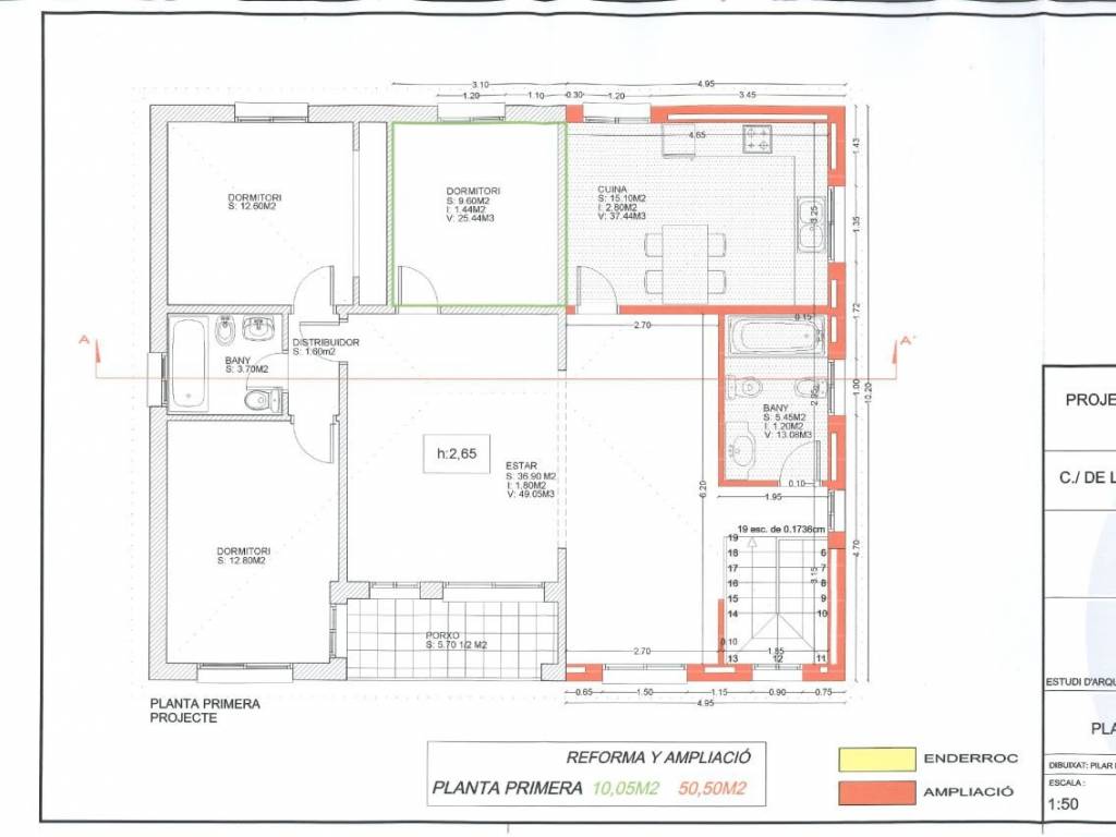 Plano primera planta