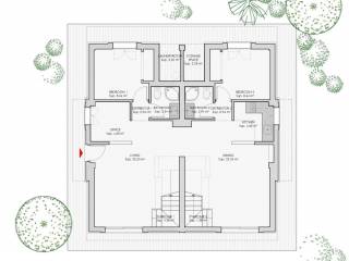 Plano vivienda 4 dormitorios