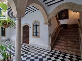 Patio with Staircase to upper level