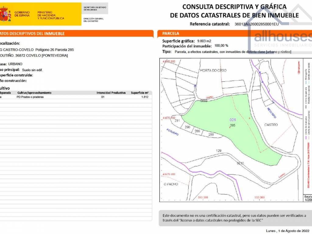 DESCRIPTIVA CATASTRAL