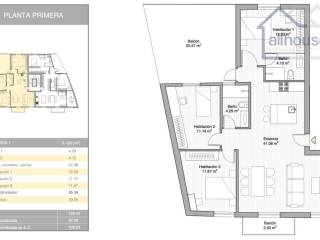 Planta PRIMERA: Vivienda 1