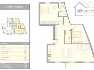 Planta TERCERA: Vivienda 6