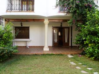 Terraza doble al jardín