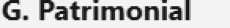 G. Patrimonial