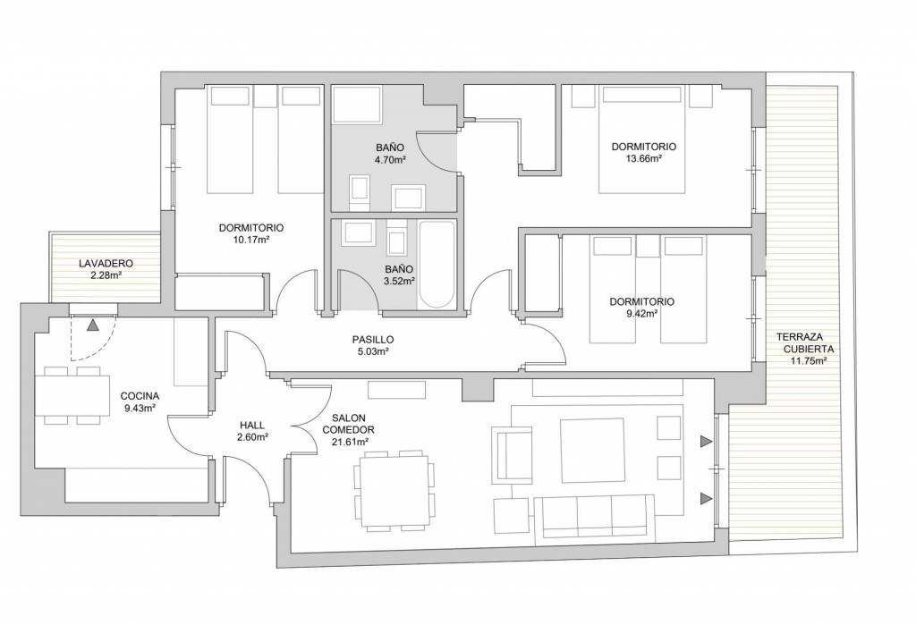 Floor plan Siesta Homes EX-SM R