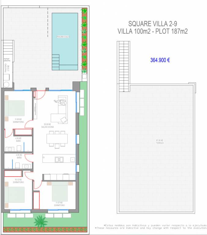 Square Villa 364