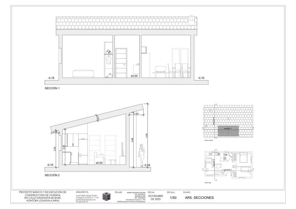 Alzados 50 m2 2