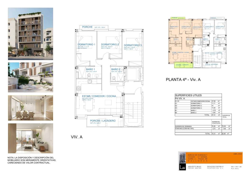 XC0149_4A - Plano vivienda 1