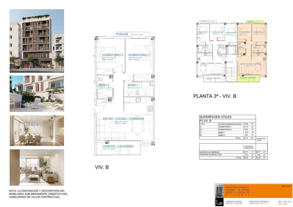 XC0133_3B - Plano vivienda 1