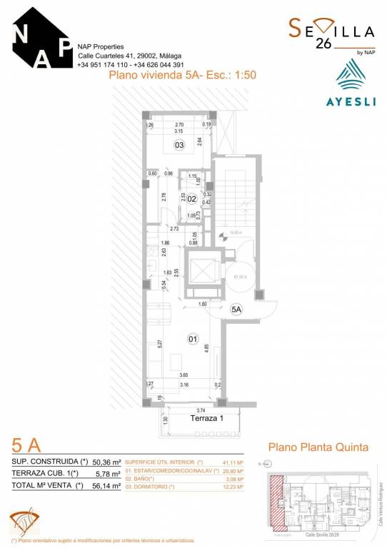 PLANTA QUINTA-PLANTA QUINTA-5A 1