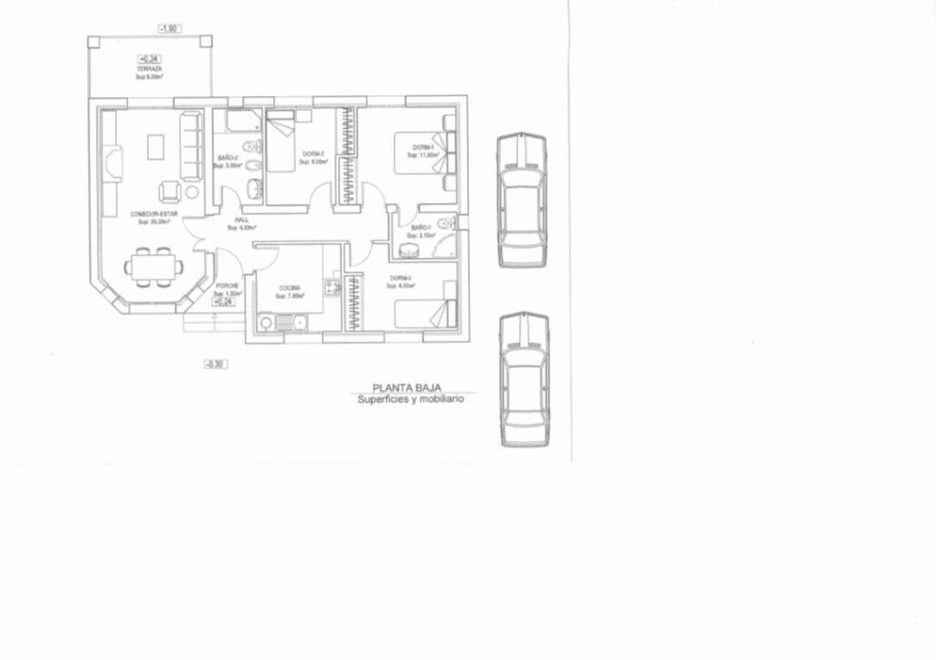 Pertenece al 2º chalet 100m2