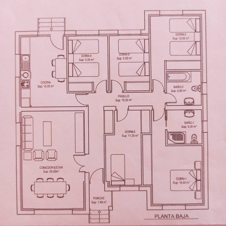 Pertenece al 3º Chalet 150m2