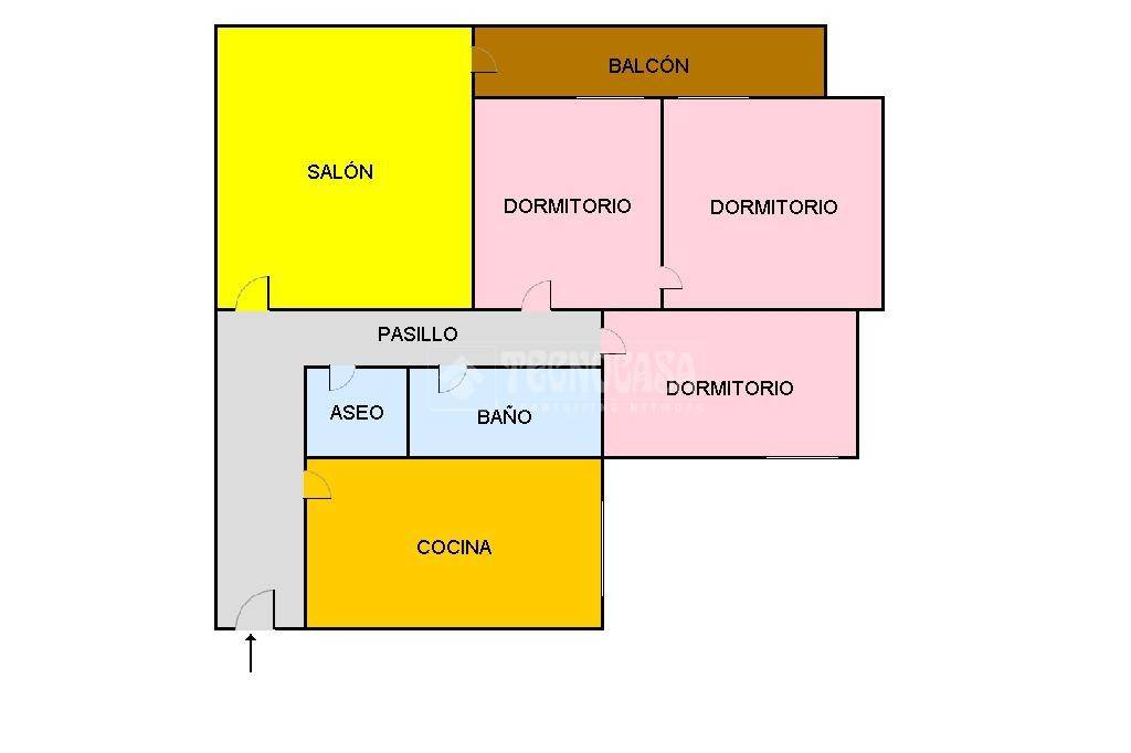 TARRAGONA Nº8, 2ºB-DCHA