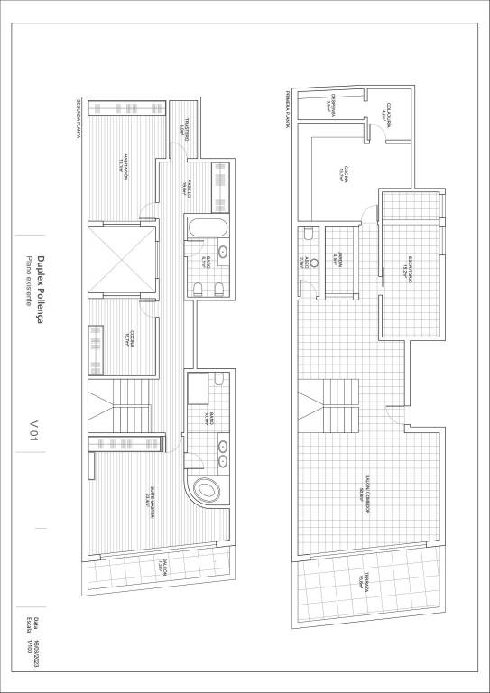 DUPLEX POLLENÇA plano existente 1