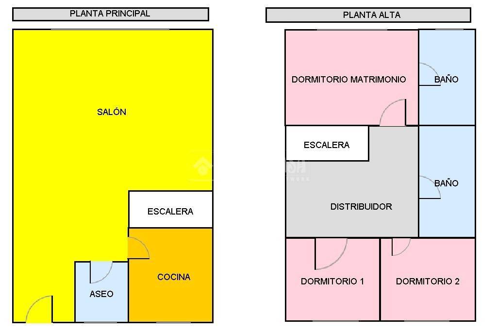 PLANTA PRINCIPAL Y ALTA