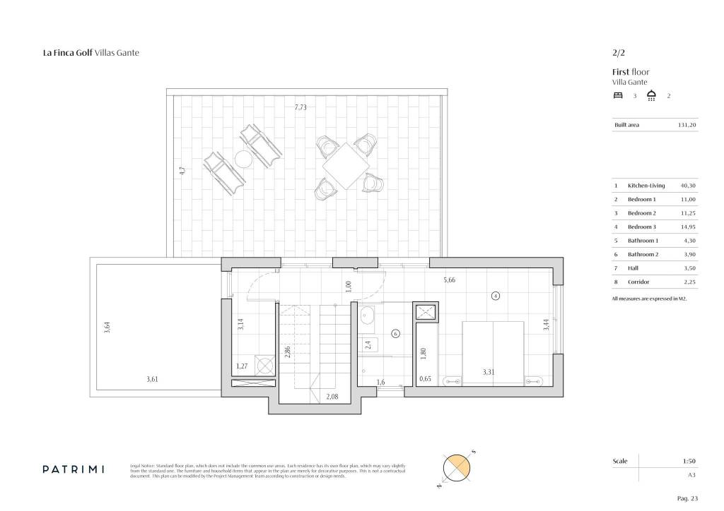 Plans villas Gante R20 4