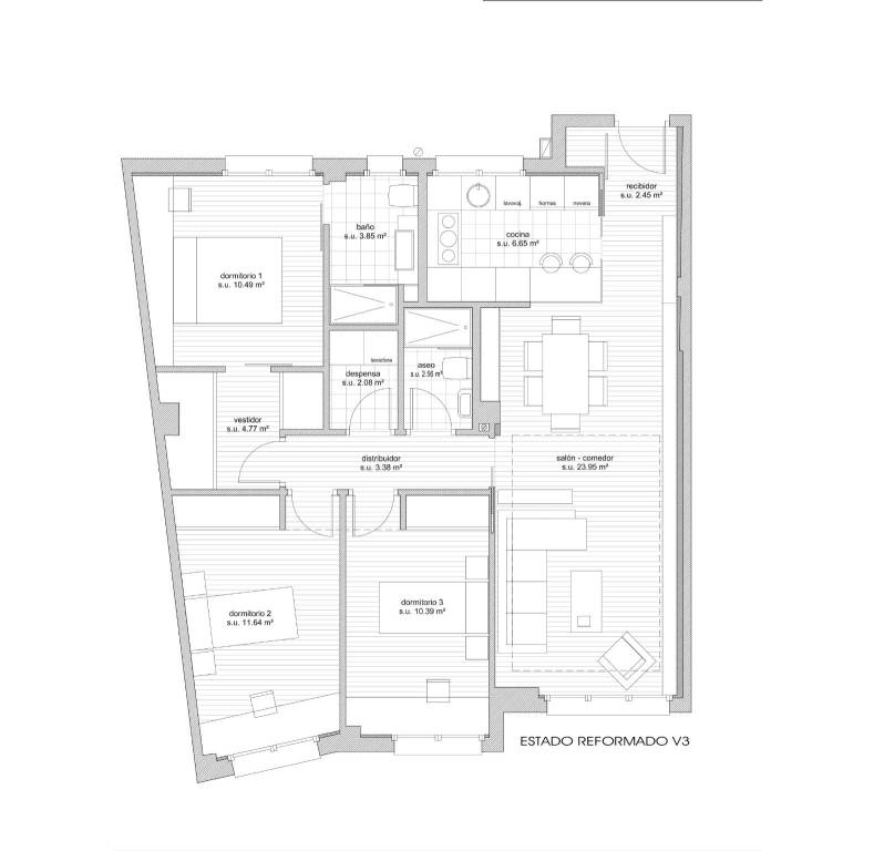 PLano de distribucion reforma