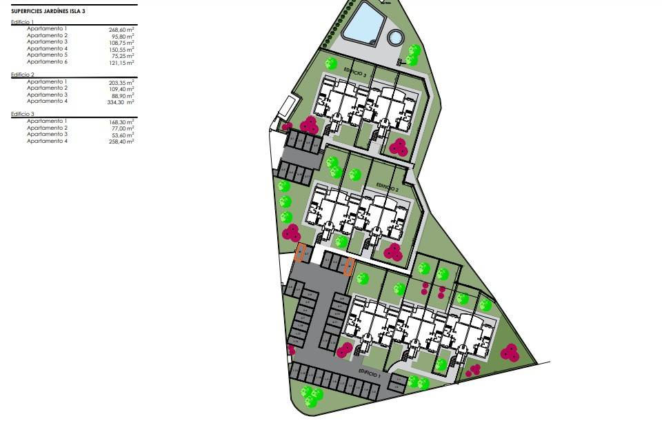 Fase 3 plans, gardens