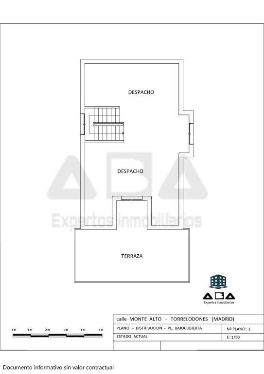 1.- PLANO DISTRIBUCION - PL. BAJOCUBIERTA - calle 