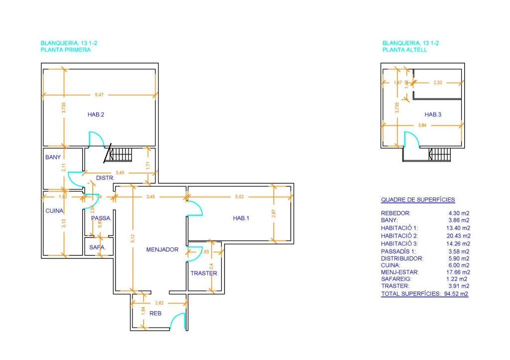 Plano - Planta Blanqueria 13 1-2